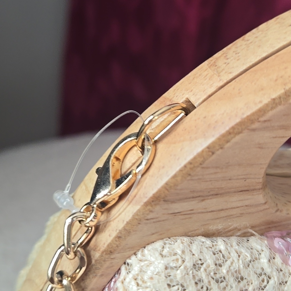 NWT Small Wood Clutch - Picture 3 of 7